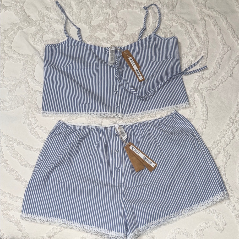 SKIMS Cotton Poplin Sleep Set New
